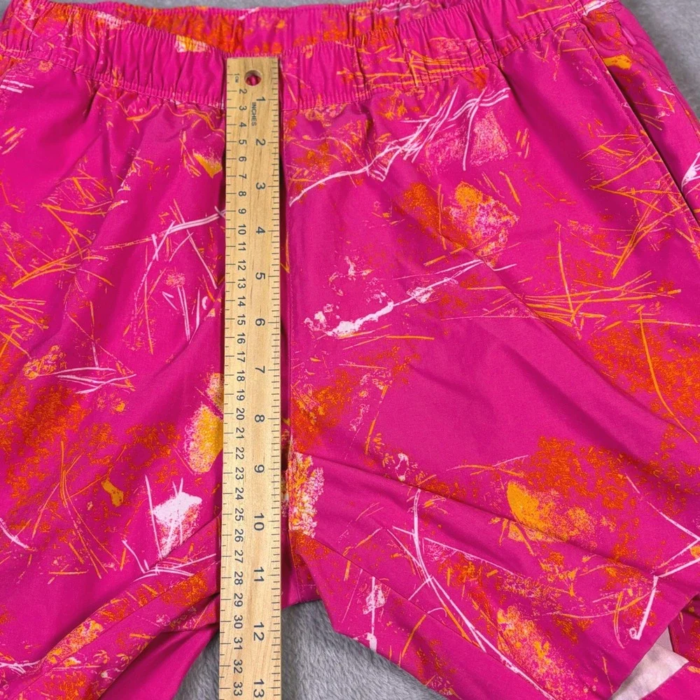The North Face Mens Class V Pull-On Shorts Pink‎ Abstract NF0A535Q Small Hybrid